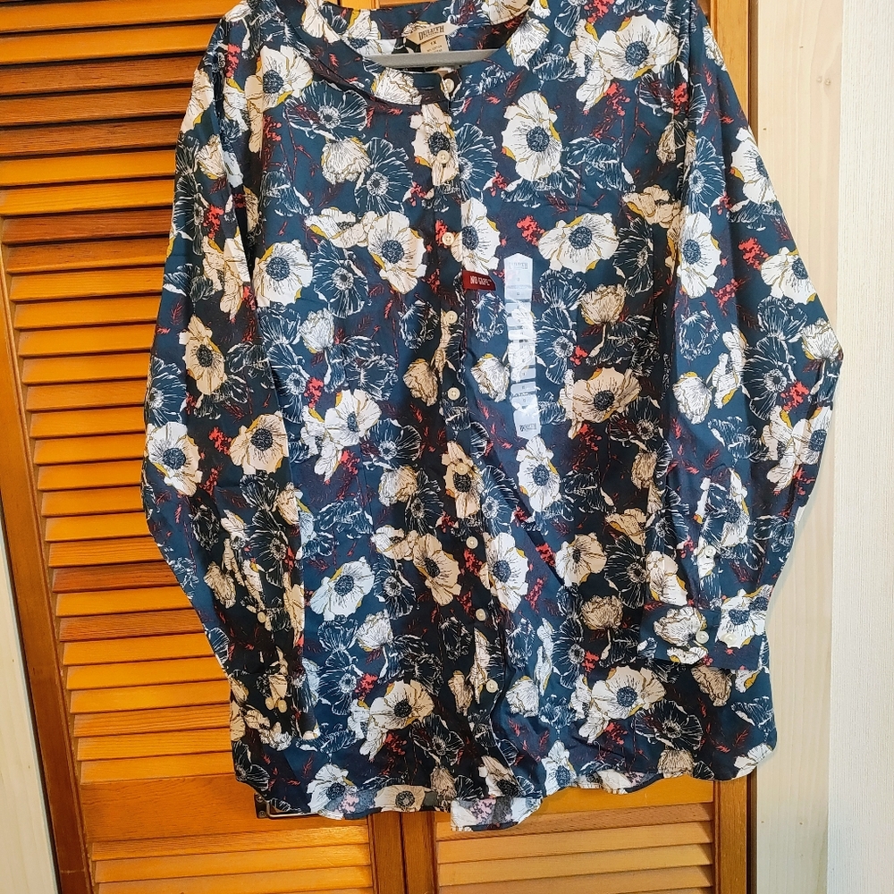 Duluth Trading Floral Tunic